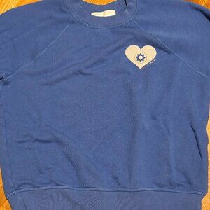 Spiritual Gangster Club Pilates Logo Sweatshirt - Blue size small
